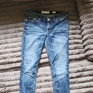 BKE Women's Light Blue Skinny Jeans